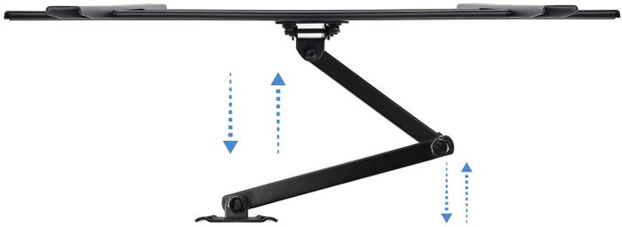 Tooq Soporte de Pared LP6070TN-B para TV de 37-70 pulgadas, Negro